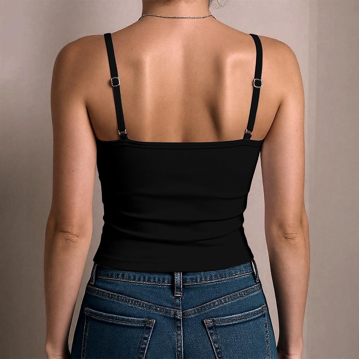 Nevermind Spaghetti Strap Tank - Black - Image 3