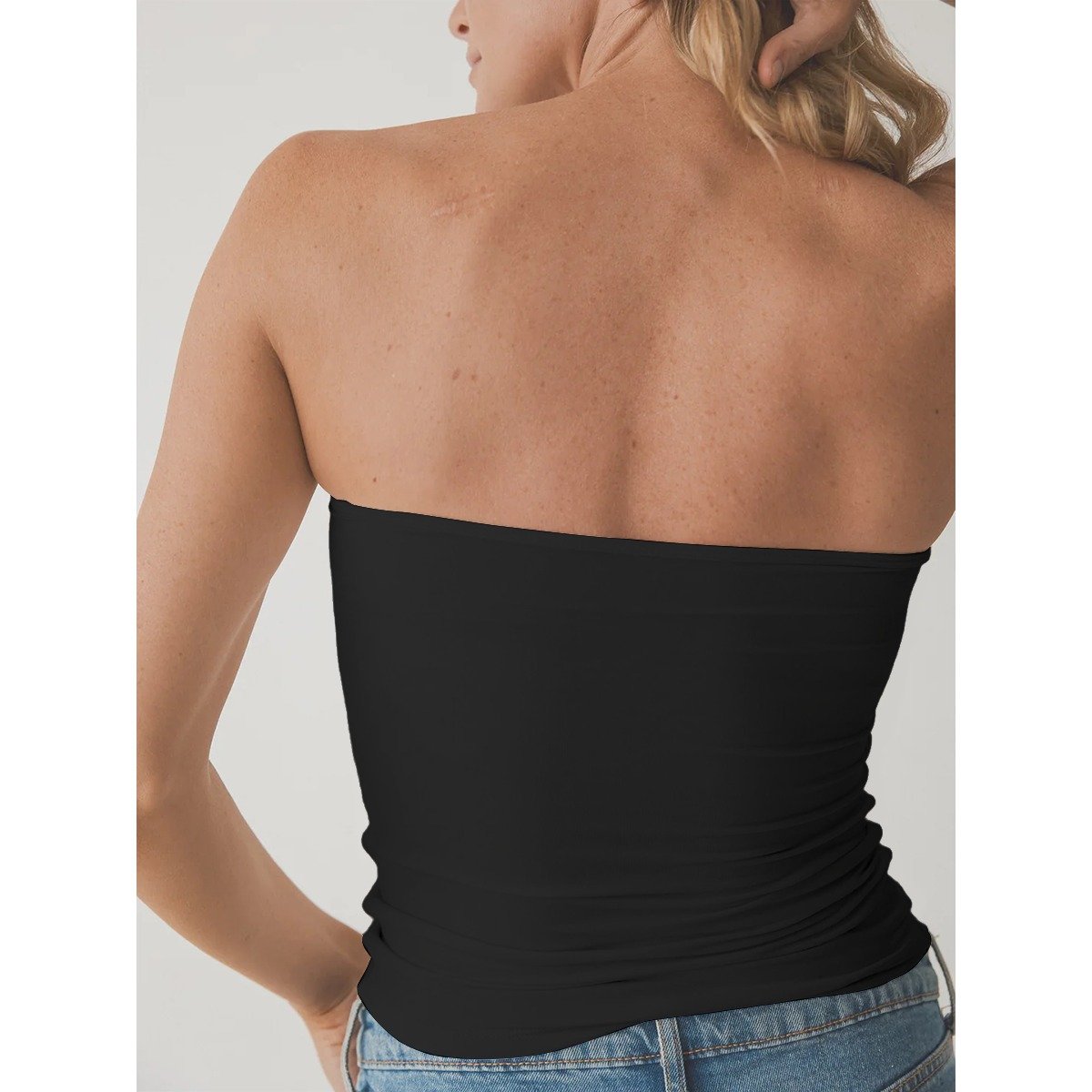 Latinas Do It Better Strapless Tube Top - Black - Image 3