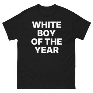 White Boy Of The Year Tee - Black
