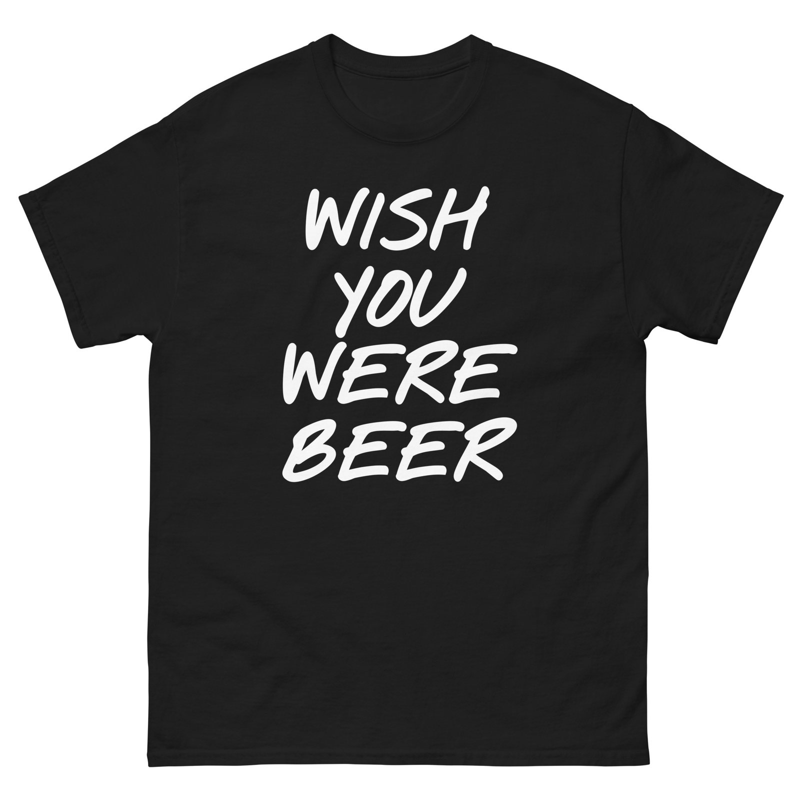Wish You Were Beer Tee - Black
