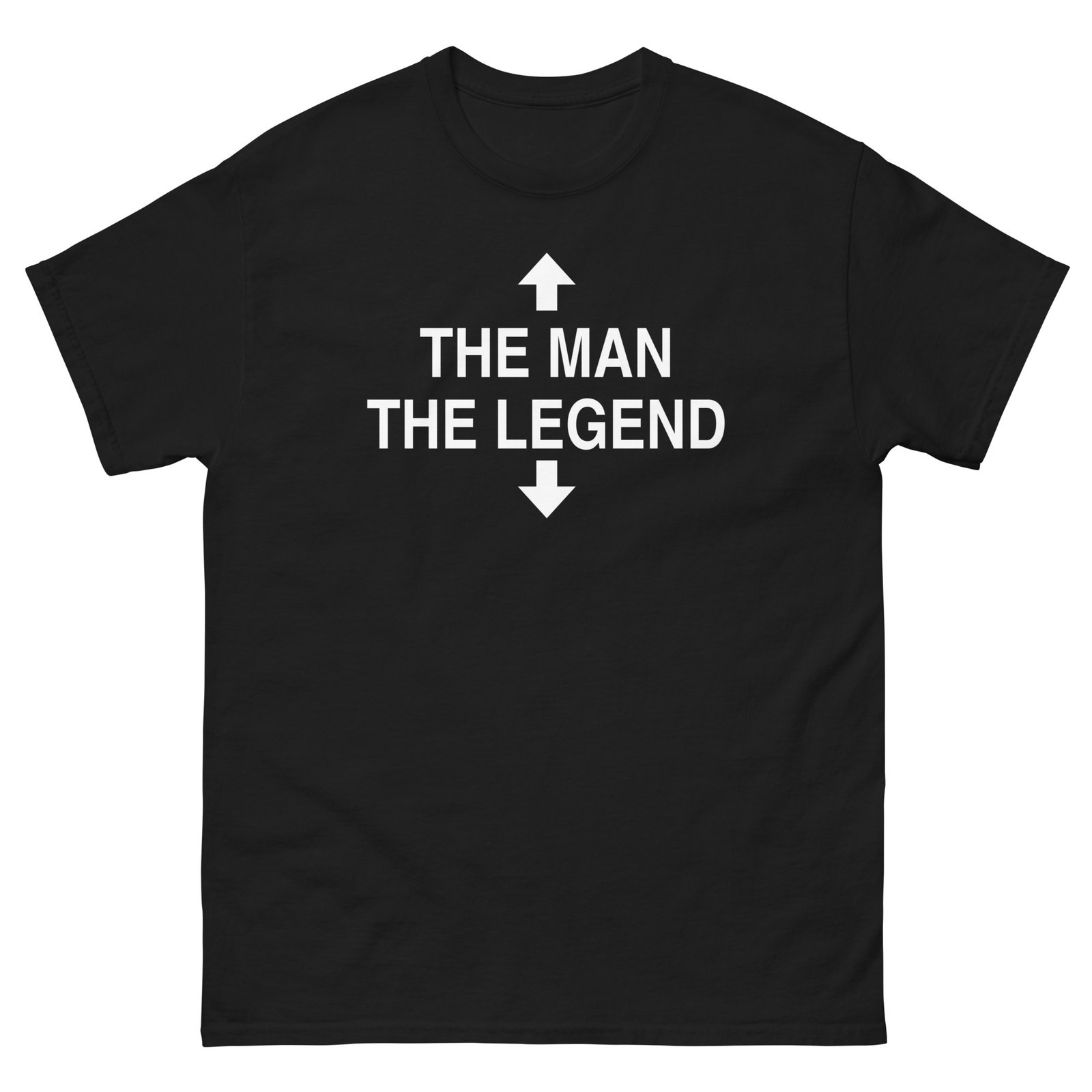 The Man The Legend Tee - Black
