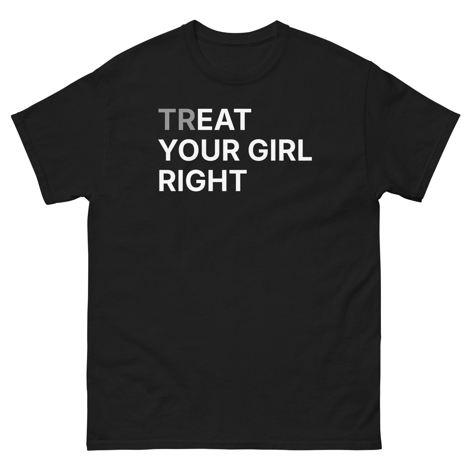 Treat Your Girl Right Tee - Black