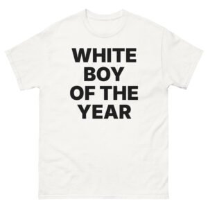 White Boy Of The Year Tee - White