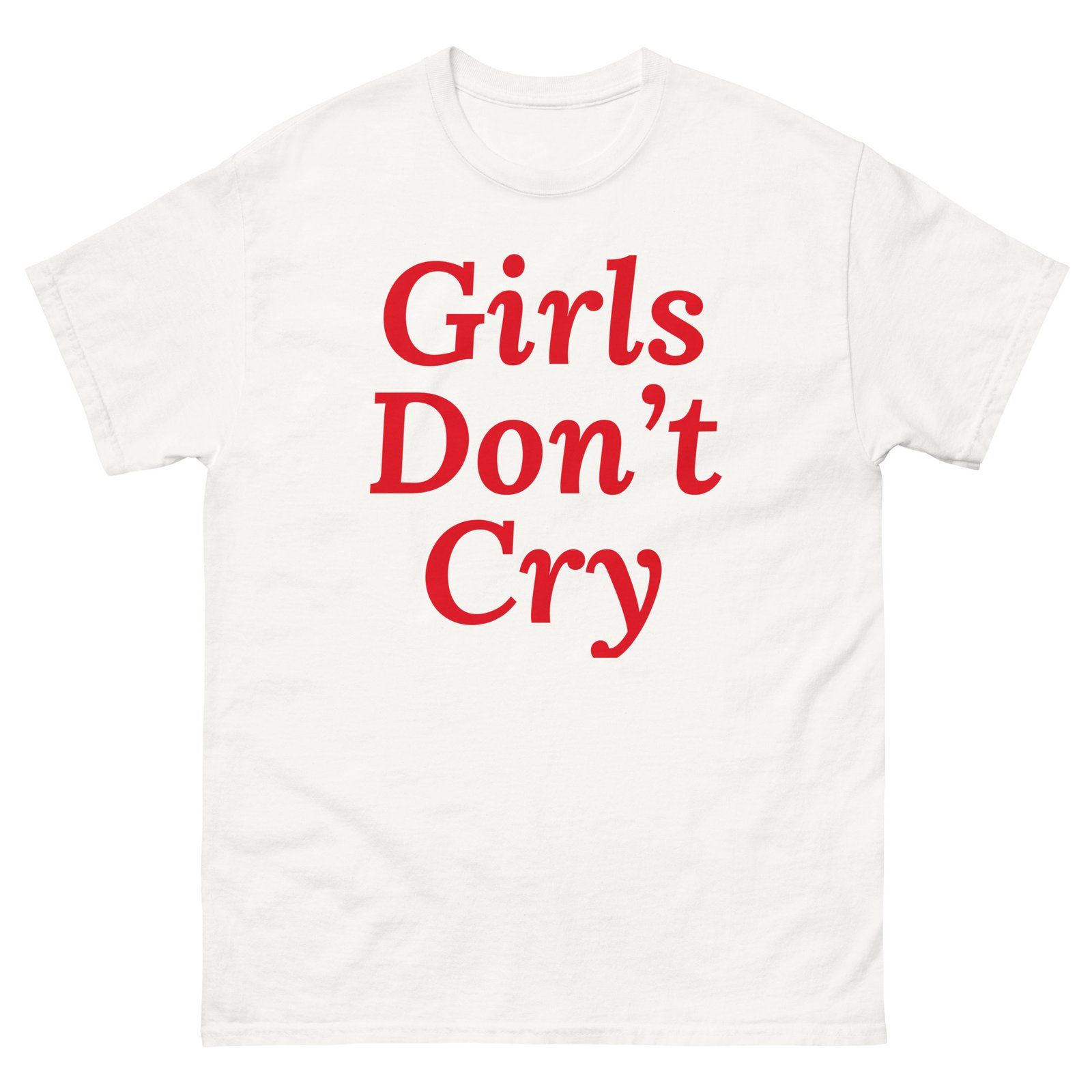 Girls Don't Cry Tee - White