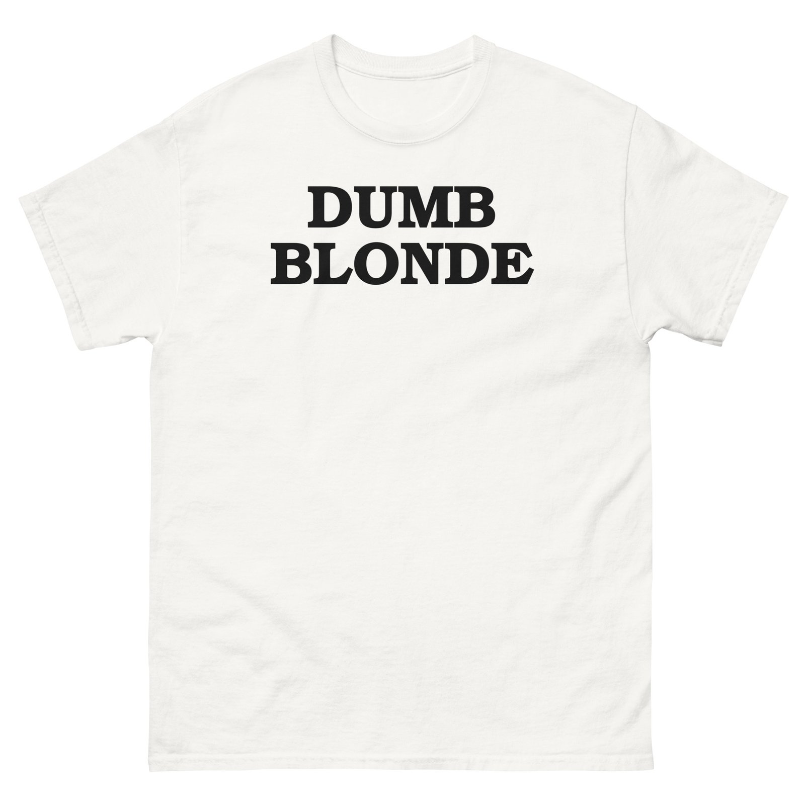 Dumb Blonde Tee - White