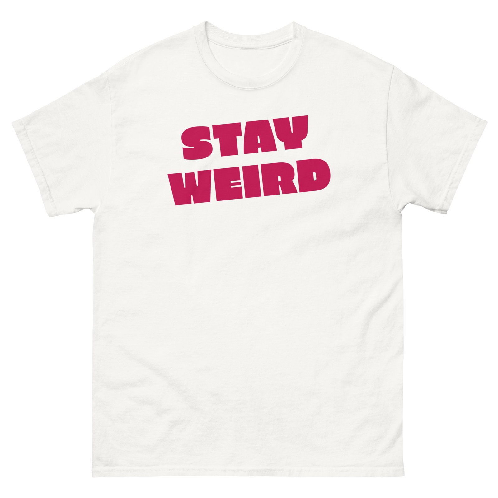 Stay Weird Tee - White