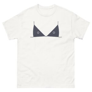 Grey Bra Tee - White