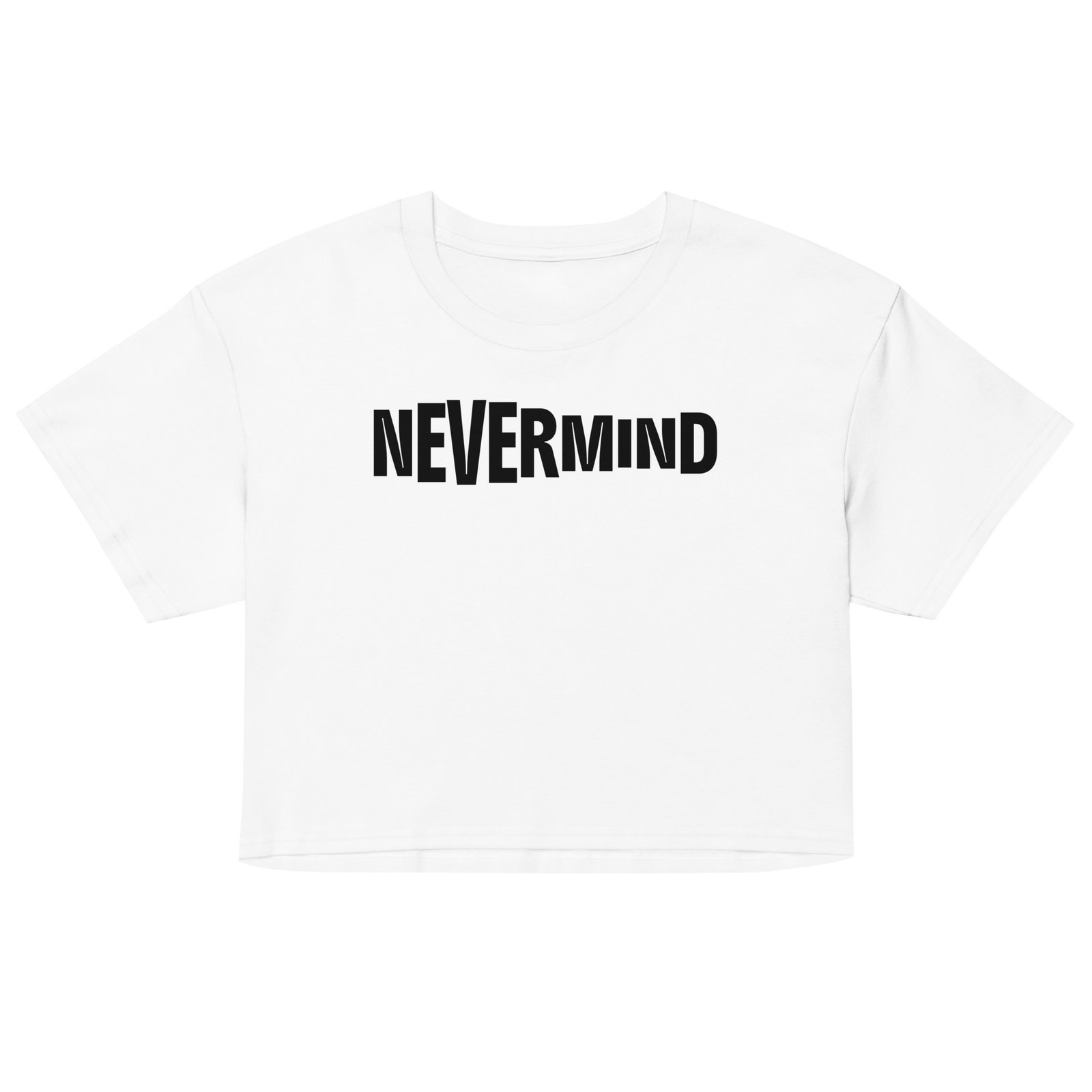 Nevermind Crop Top - White