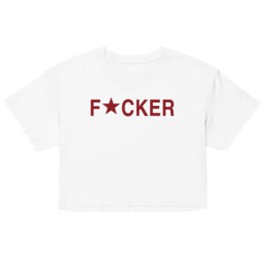 F*cker Crop Top - White